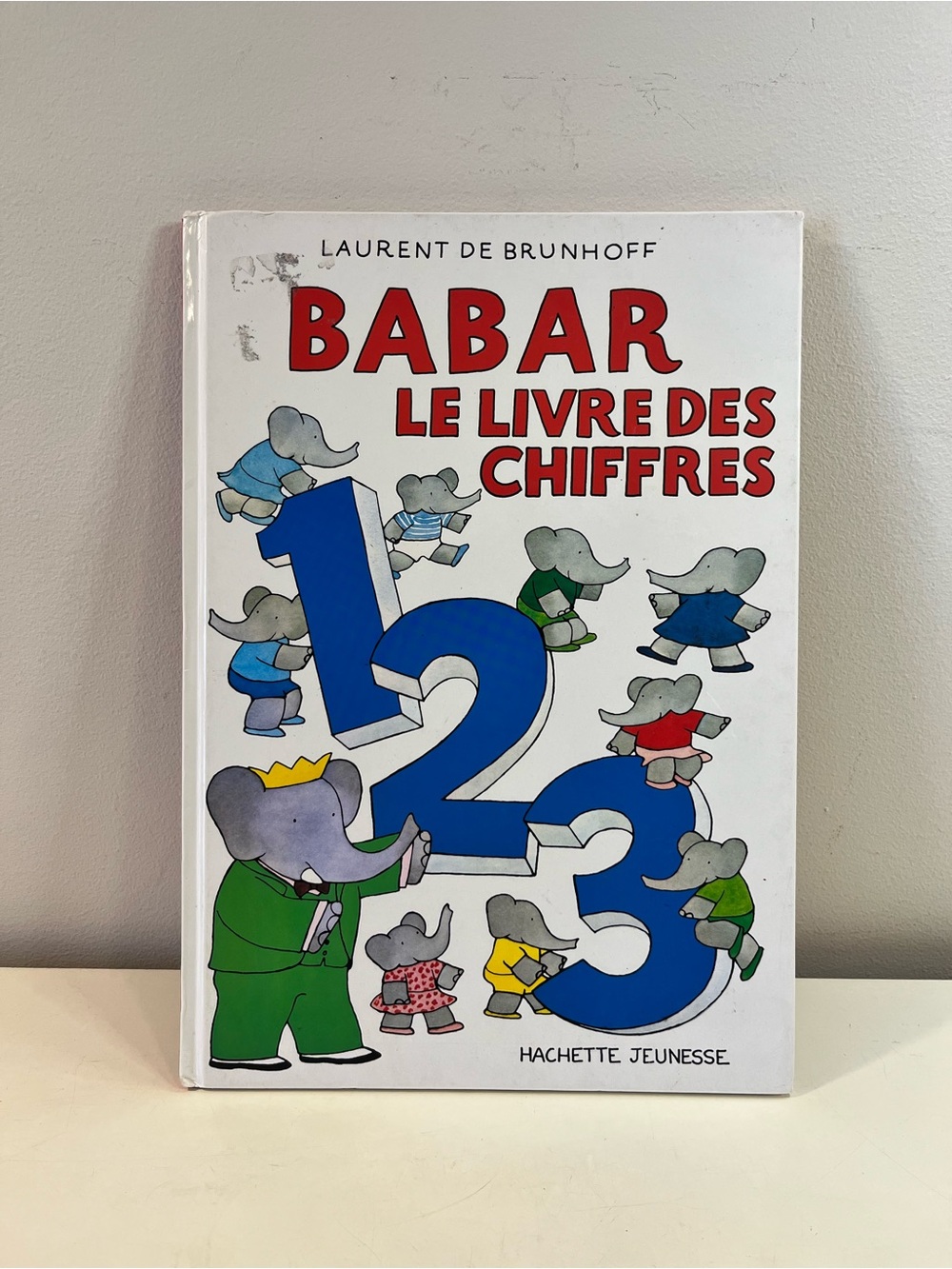 Babar Le Livre Des Chiffres Laurent de Brunhoff 1986 hardcover